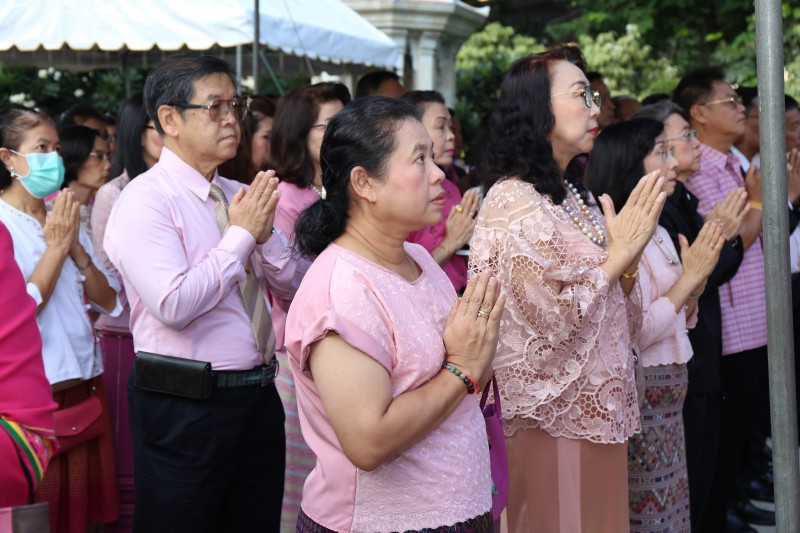 พิธีบวงสรวงเนื่องในวันคล้ายวันสถาปนา สำนักงานการตรวจเงินแผ่นดิน ครบรอบ 104 ปี