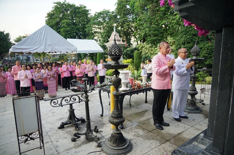 พิธีบวงสรวงเนื่องในวันคล้ายวันสถาปนา สำนักงานการตรวจเงินแผ่นดิน ครบรอบ 104 ปี