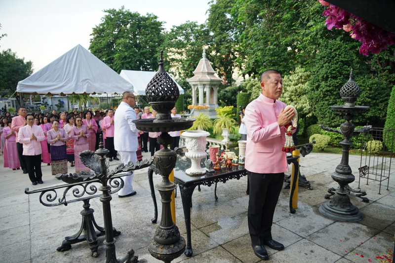 พิธีบวงสรวงเนื่องในวันคล้ายวันสถาปนา สำนักงานการตรวจเงินแผ่นดิน ครบรอบ 104 ปี