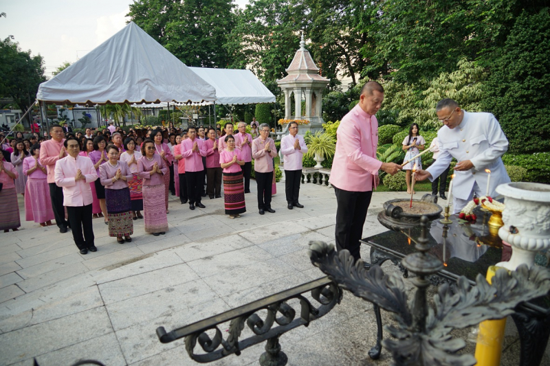 พิธีบวงสรวงเนื่องในวันคล้ายวันสถาปนา สำนักงานการตรวจเงินแผ่นดิน ครบรอบ 104 ปี