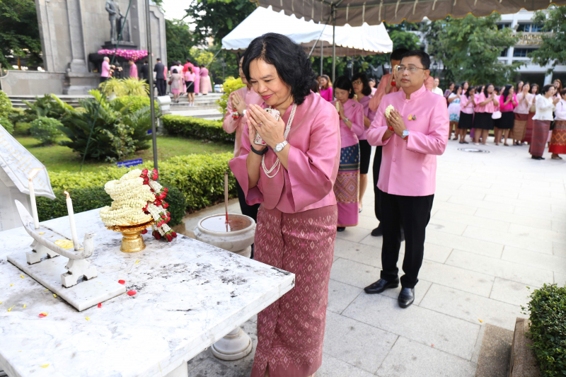 พิธีบวงสรวงเนื่องในวันคล้ายวันสถาปนา สำนักงานการตรวจเงินแผ่นดิน ครบรอบ 104 ปี