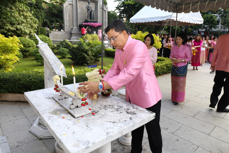 พิธีบวงสรวงเนื่องในวันคล้ายวันสถาปนา สำนักงานการตรวจเงินแผ่นดิน ครบรอบ 104 ปี