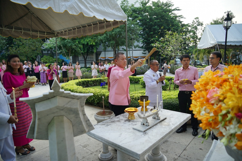 พิธีบวงสรวงเนื่องในวันคล้ายวันสถาปนา สำนักงานการตรวจเงินแผ่นดิน ครบรอบ 104 ปี