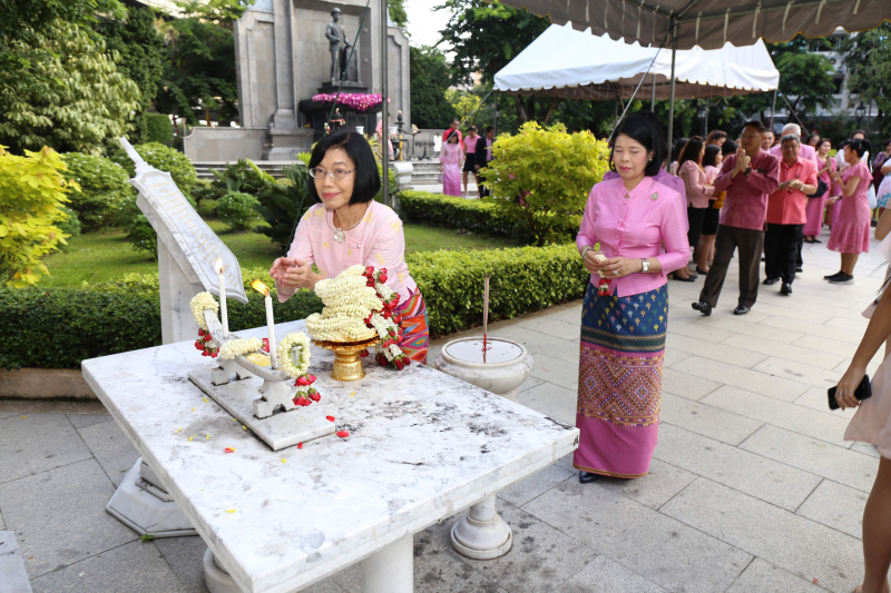 พิธีบวงสรวงเนื่องในวันคล้ายวันสถาปนา สำนักงานการตรวจเงินแผ่นดิน ครบรอบ 104 ปี