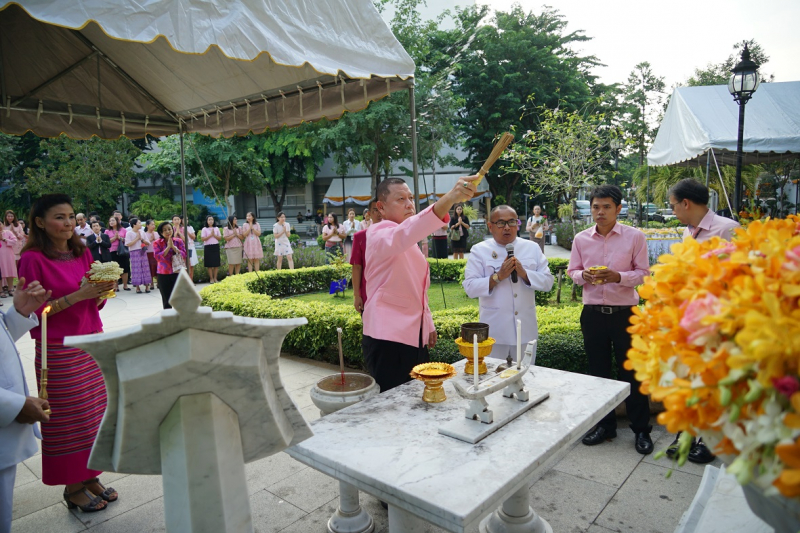 พิธีบวงสรวงเนื่องในวันคล้ายวันสถาปนา สำนักงานการตรวจเงินแผ่นดิน ครบรอบ 104 ปี