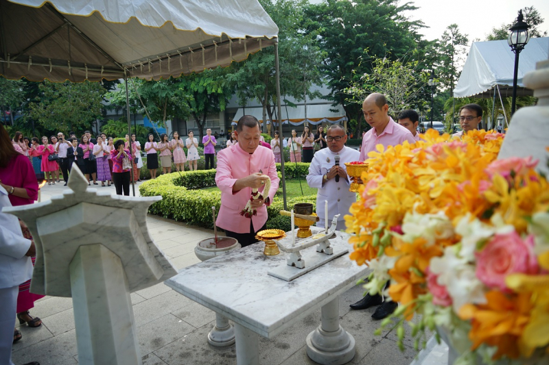 พิธีบวงสรวงเนื่องในวันคล้ายวันสถาปนา สำนักงานการตรวจเงินแผ่นดิน ครบรอบ 104 ปี