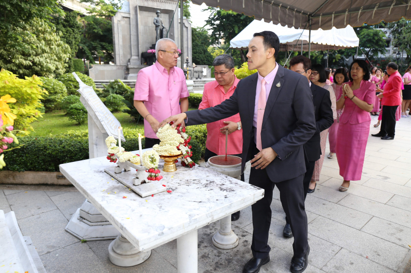 พิธีบวงสรวงเนื่องในวันคล้ายวันสถาปนา สำนักงานการตรวจเงินแผ่นดิน ครบรอบ 104 ปี