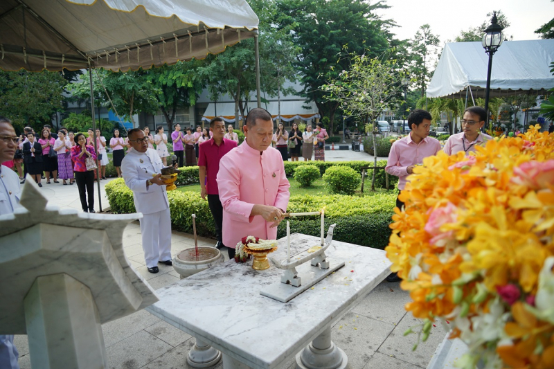 พิธีบวงสรวงเนื่องในวันคล้ายวันสถาปนา สำนักงานการตรวจเงินแผ่นดิน ครบรอบ 104 ปี