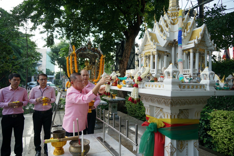 พิธีบวงสรวงเนื่องในวันคล้ายวันสถาปนา สำนักงานการตรวจเงินแผ่นดิน ครบรอบ 104 ปี