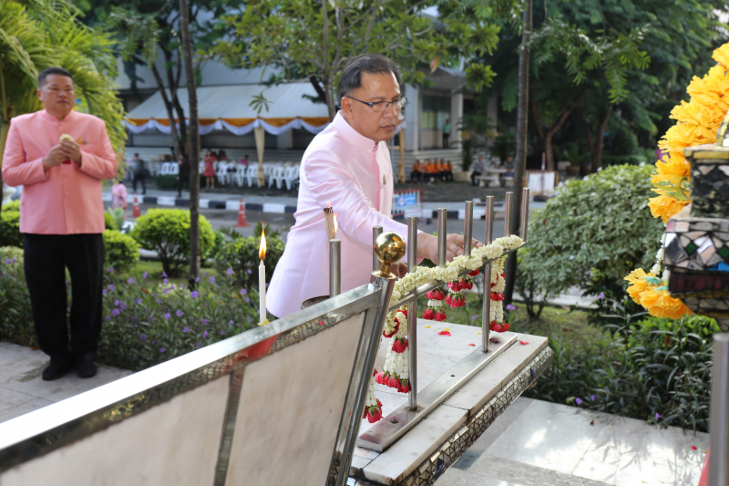 พิธีบวงสรวงเนื่องในวันคล้ายวันสถาปนา สำนักงานการตรวจเงินแผ่นดิน ครบรอบ 104 ปี