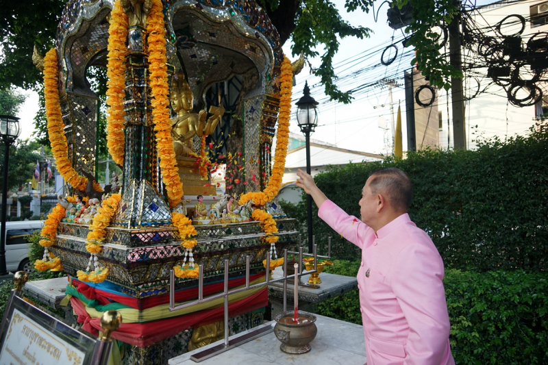 พิธีบวงสรวงเนื่องในวันคล้ายวันสถาปนา สำนักงานการตรวจเงินแผ่นดิน ครบรอบ 104 ปี