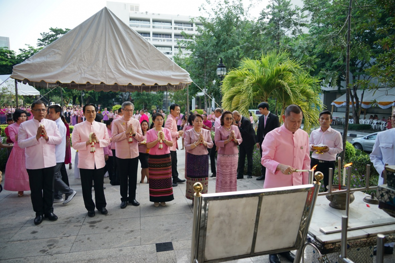 พิธีบวงสรวงเนื่องในวันคล้ายวันสถาปนา สำนักงานการตรวจเงินแผ่นดิน ครบรอบ 104 ปี