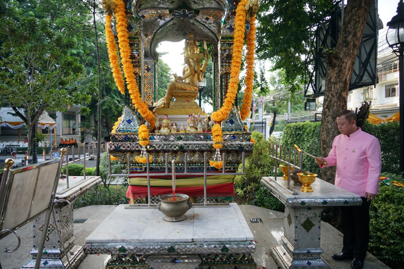 พิธีบวงสรวงเนื่องในวันคล้ายวันสถาปนา สำนักงานการตรวจเงินแผ่นดิน ครบรอบ 104 ปี