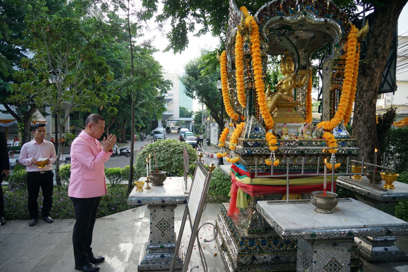 พิธีบวงสรวงเนื่องในวันคล้ายวันสถาปนา สำนักงานการตรวจเงินแผ่นดิน ครบรอบ 104 ปี