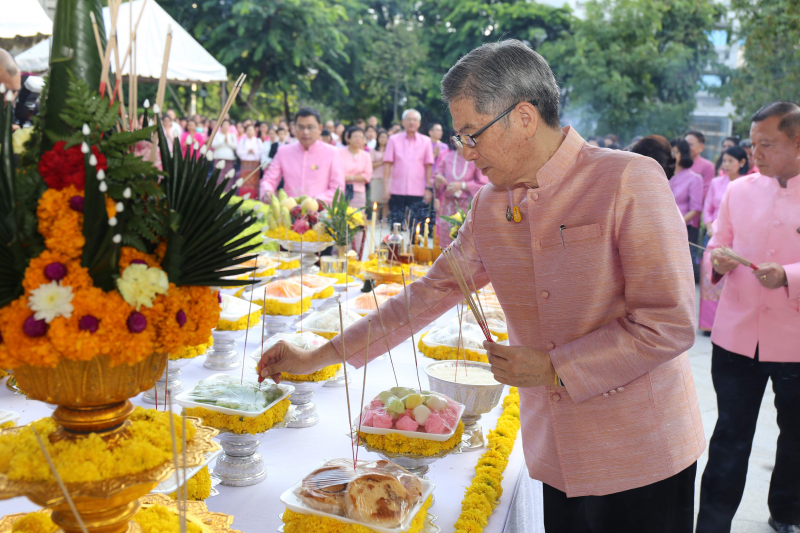 พิธีบวงสรวงเนื่องในวันคล้ายวันสถาปนา สำนักงานการตรวจเงินแผ่นดิน ครบรอบ 104 ปี