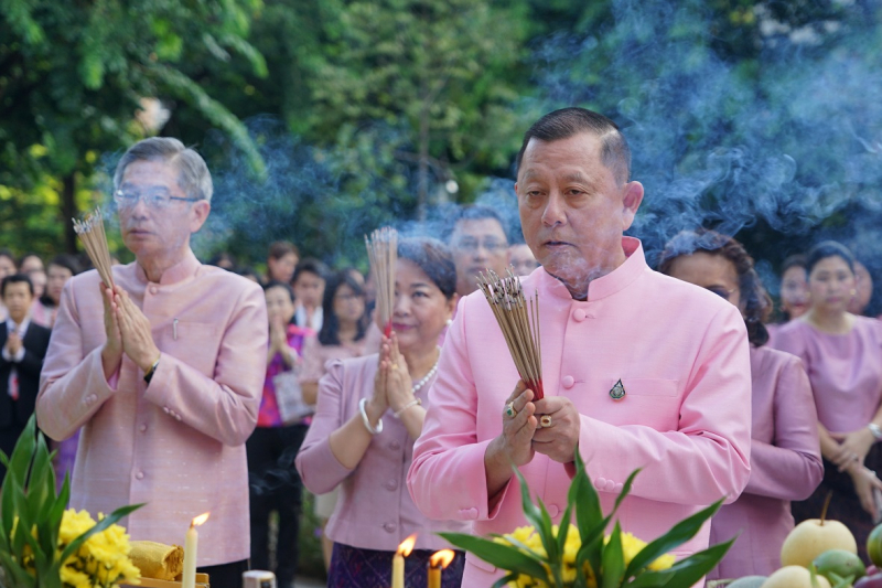 พิธีบวงสรวงเนื่องในวันคล้ายวันสถาปนา สำนักงานการตรวจเงินแผ่นดิน ครบรอบ 104 ปี