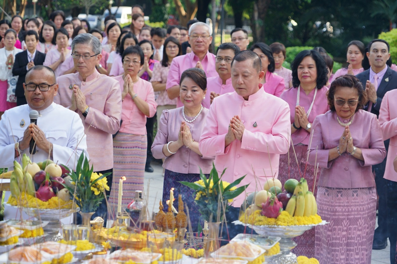 พิธีบวงสรวงเนื่องในวันคล้ายวันสถาปนา สำนักงานการตรวจเงินแผ่นดิน ครบรอบ 104 ปี