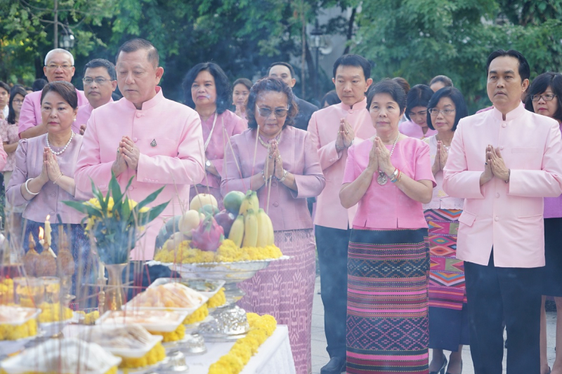 พิธีบวงสรวงเนื่องในวันคล้ายวันสถาปนา สำนักงานการตรวจเงินแผ่นดิน ครบรอบ 104 ปี