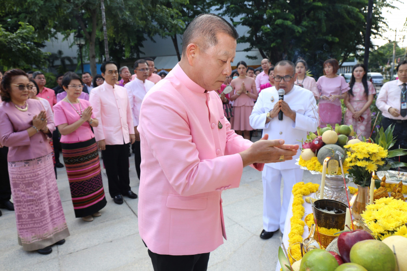 พิธีบวงสรวงเนื่องในวันคล้ายวันสถาปนา สำนักงานการตรวจเงินแผ่นดิน ครบรอบ 104 ปี