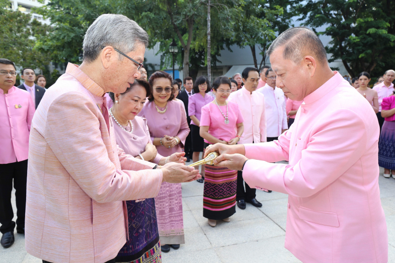 พิธีบวงสรวงเนื่องในวันคล้ายวันสถาปนา สำนักงานการตรวจเงินแผ่นดิน ครบรอบ 104 ปี