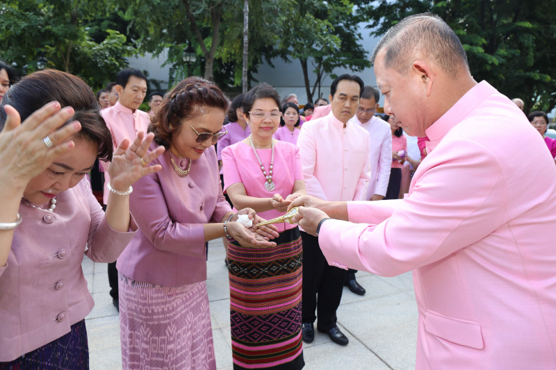 พิธีบวงสรวงเนื่องในวันคล้ายวันสถาปนา สำนักงานการตรวจเงินแผ่นดิน ครบรอบ 104 ปี