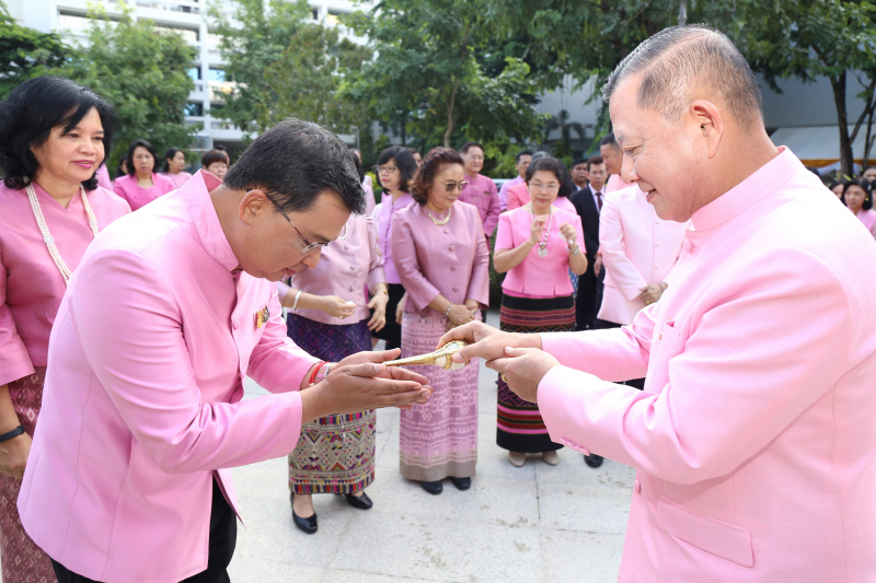 พิธีบวงสรวงเนื่องในวันคล้ายวันสถาปนา สำนักงานการตรวจเงินแผ่นดิน ครบรอบ 104 ปี