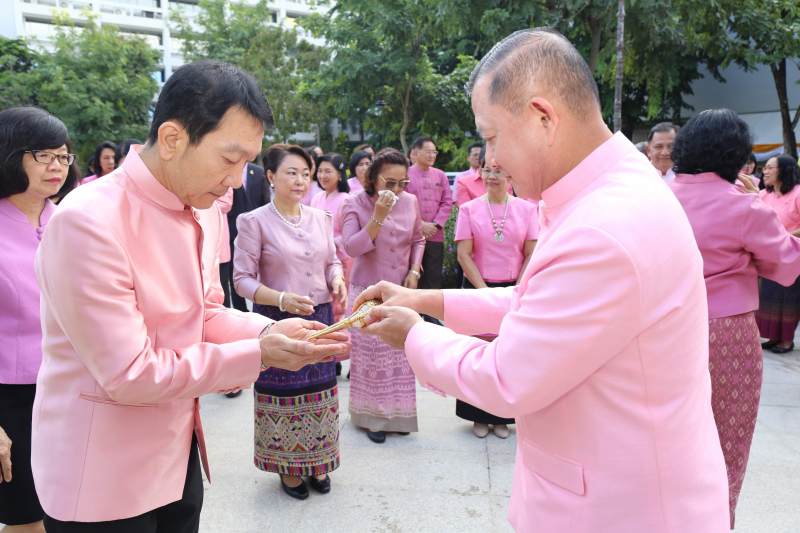 พิธีบวงสรวงเนื่องในวันคล้ายวันสถาปนา สำนักงานการตรวจเงินแผ่นดิน ครบรอบ 104 ปี