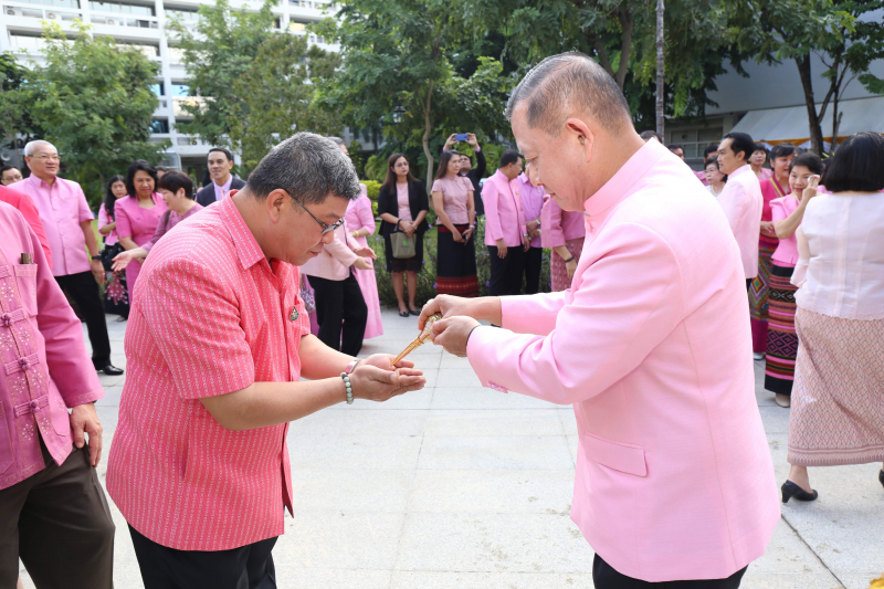 พิธีบวงสรวงเนื่องในวันคล้ายวันสถาปนา สำนักงานการตรวจเงินแผ่นดิน ครบรอบ 104 ปี