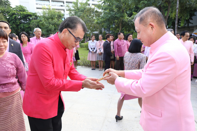 พิธีบวงสรวงเนื่องในวันคล้ายวันสถาปนา สำนักงานการตรวจเงินแผ่นดิน ครบรอบ 104 ปี