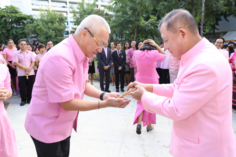 พิธีบวงสรวงเนื่องในวันคล้ายวันสถาปนา สำนักงานการตรวจเงินแผ่นดิน ครบรอบ 104 ปี