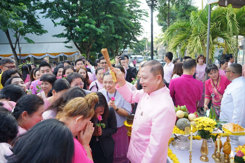 พิธีบวงสรวงเนื่องในวันคล้ายวันสถาปนา สำนักงานการตรวจเงินแผ่นดิน ครบรอบ 104 ปี