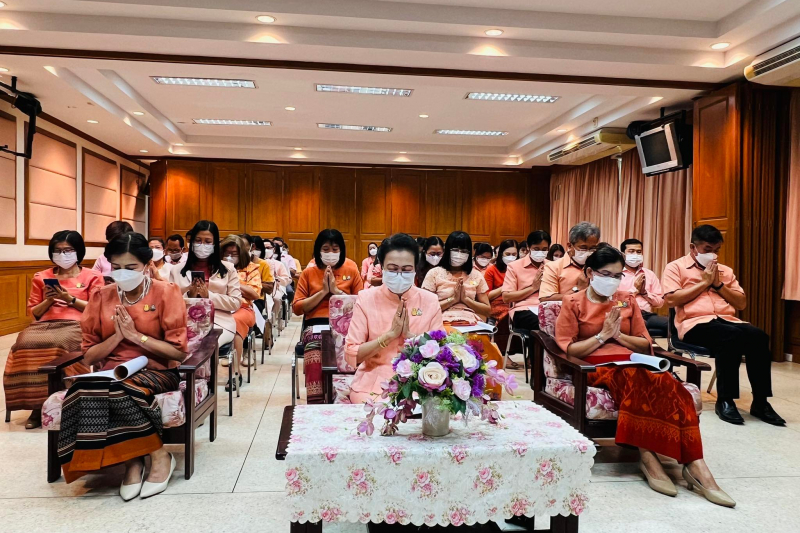 สำนักงานการตรวจเงินแผ่นดินประกอบพิธีเจริญพระพุทธมนต์และเจริญจิตตภาวนาถวายพระพรชัยมงคลแด่สมเด็จพระเจ้าลูกเธอ เจ้าฟ้าพัชรกิติยาภา 