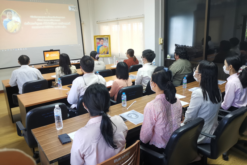 สำนักงานการตรวจเงินแผ่นดินประกอบพิธีเจริญพระพุทธมนต์และเจริญจิตตภาวนาถวายพระพรชัยมงคลแด่สมเด็จพระเจ้าลูกเธอ เจ้าฟ้าพัชรกิติยาภา 