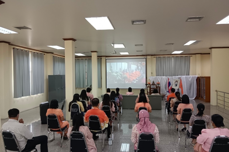 สำนักงานการตรวจเงินแผ่นดินประกอบพิธีเจริญพระพุทธมนต์และเจริญจิตตภาวนาถวายพระพรชัยมงคลแด่สมเด็จพระเจ้าลูกเธอ เจ้าฟ้าพัชรกิติยาภา 