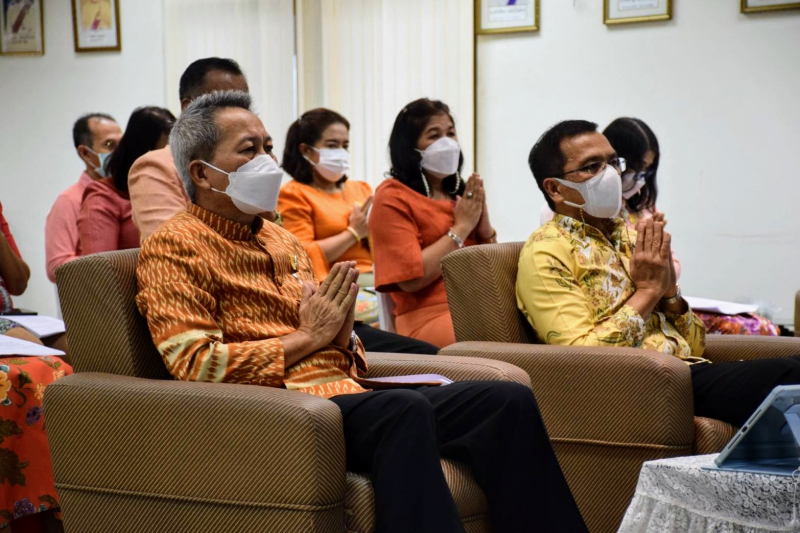 สำนักงานการตรวจเงินแผ่นดินประกอบพิธีเจริญพระพุทธมนต์และเจริญจิตตภาวนาถวายพระพรชัยมงคลแด่สมเด็จพระเจ้าลูกเธอ เจ้าฟ้าพัชรกิติยาภา 