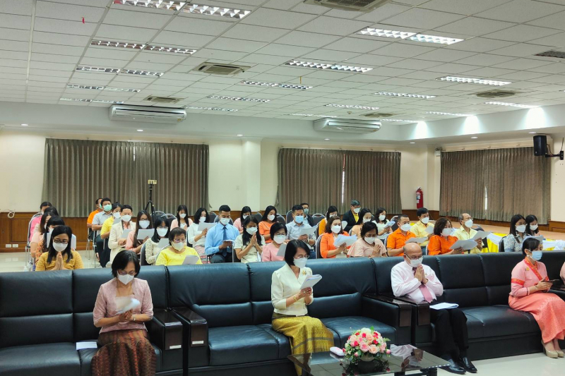 พิธีเจริญพระพุทธมนต์และเจริญจิตตภาวนาถวายพระพรชัยมงคลแด่สมเด็จพระเจ้าลูกเธอ เจ้าฟ้าพัชรกิติยาภา 