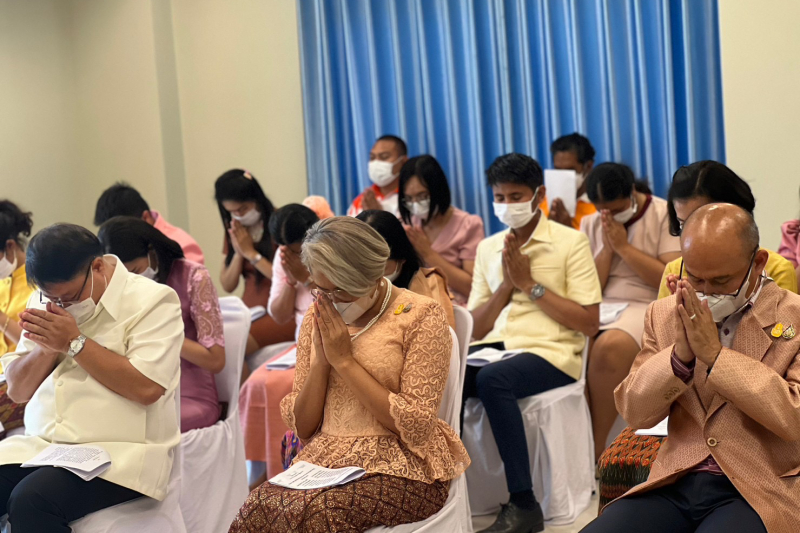 พิธีเจริญพระพุทธมนต์และเจริญจิตตภาวนาถวายพระพรชัยมงคลแด่สมเด็จพระเจ้าลูกเธอ เจ้าฟ้าพัชรกิติยาภา 