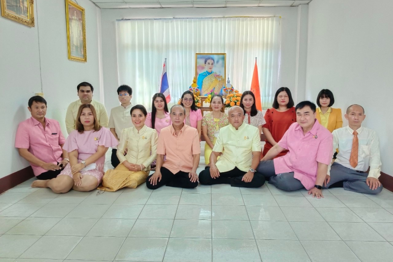 สำนักงานการตรวจเงินแผ่นดินประกอบพิธีเจริญพระพุทธมนต์และเจริญจิตตภาวนาถวายพระพรชัยมงคลแด่สมเด็จพระเจ้าลูกเธอ เจ้าฟ้าพัชรกิติยาภา 