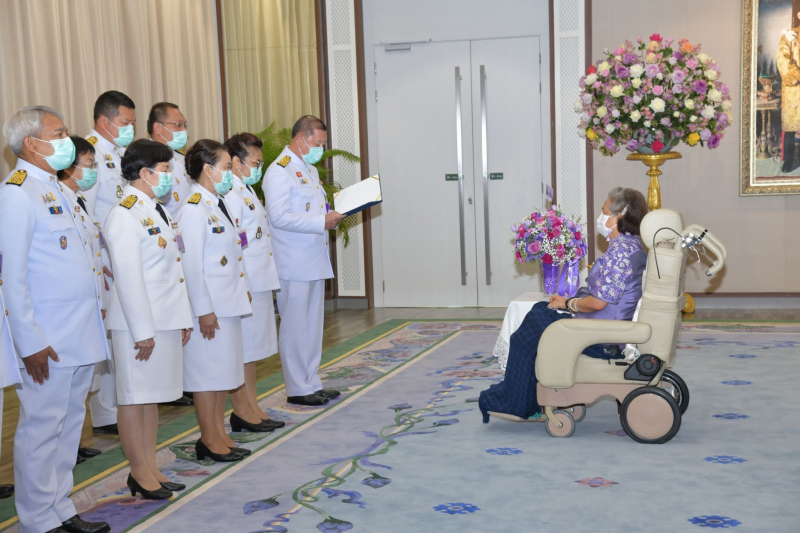 ถวายพระพรชัยมงคล เนื่องในโอกาสวันคล้ายวันพระราชสมภพ วันที่ 2 เมษายน 2564 ณ วังสระปทุม