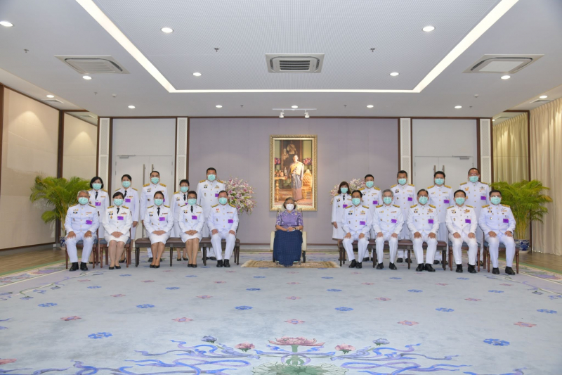 ถวายพระพรชัยมงคล เนื่องในโอกาสวันคล้ายวันพระราชสมภพ วันที่ 2 เมษายน 2564 ณ วังสระปทุม