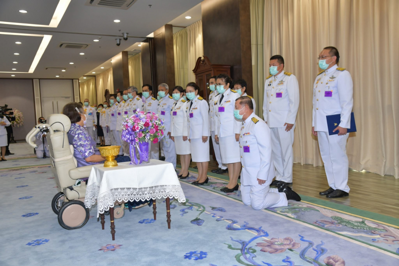 ถวายพระพรชัยมงคล เนื่องในโอกาสวันคล้ายวันพระราชสมภพ วันที่ 2 เมษายน 2564 ณ วังสระปทุม