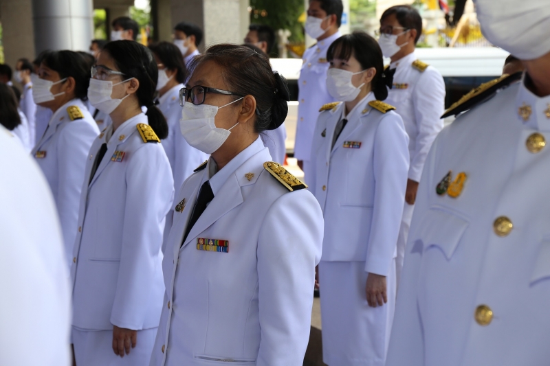 พิธีถวายสัตย์ปฏิญาณเพื่อเป็นข้าราชการที่ดีและพลังของแผ่นดิน ประจำปี 2563 ณ สำนักงานการตรวจเงินแผ่นดิน