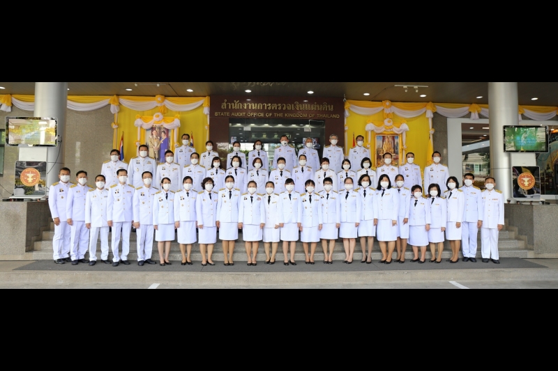 พิธีถวายสัตย์ปฏิญาณเพื่อเป็นข้าราชการที่ดีและพลังของแผ่นดิน ประจำปี 2563 ณ สำนักงานการตรวจเงินแผ่นดิน