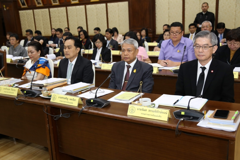 การประชุมหารือร่วมระหว่างคณะกรรมาธิการกิจการองค์กรอิสระตามรัฐธรรมนูญ วุฒิสภา และคณะกรรมการตรวจเงินแผ่นดิน  ผู้ว่าการตรวจเงินแผ่น