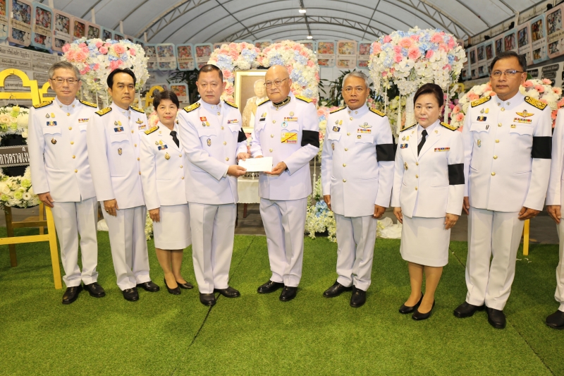 2562-09-25 สตง.ร่วมเป็นเจ้าภาพบำเพ็ญกุศลพระพิธีธรรมสวดพระอภิธรรมศพ พลเอก เปรม  ติณสูลานนท์ อดีตประธานองคมนตรีและรัฐบุรุษ 