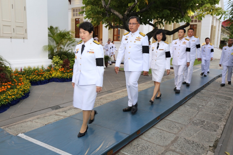 2562-09-25 สตง.ร่วมเป็นเจ้าภาพบำเพ็ญกุศลพระพิธีธรรมสวดพระอภิธรรมศพ พลเอก เปรม  ติณสูลานนท์ อดีตประธานองคมนตรีและรัฐบุรุษ 