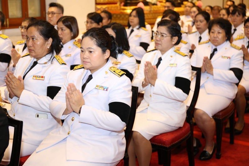 2562-09-25 สตง.ร่วมเป็นเจ้าภาพบำเพ็ญกุศลพระพิธีธรรมสวดพระอภิธรรมศพ พลเอก เปรม  ติณสูลานนท์ อดีตประธานองคมนตรีและรัฐบุรุษ 