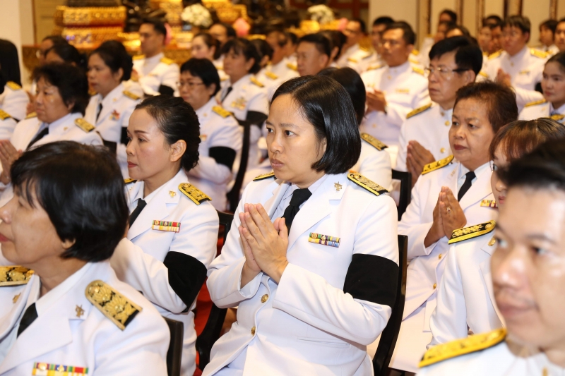 2562-09-25 สตง.ร่วมเป็นเจ้าภาพบำเพ็ญกุศลพระพิธีธรรมสวดพระอภิธรรมศพ พลเอก เปรม  ติณสูลานนท์ อดีตประธานองคมนตรีและรัฐบุรุษ 