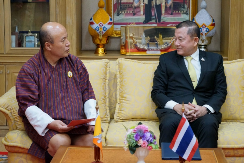 คณะผู้แทนจากสตง. ราชอาณาจักรภูฏาน เข้าเยี่ยมคารวะ ปตง. ผตง. และคณะผู้บริหาร สตง. ประเทศไทย