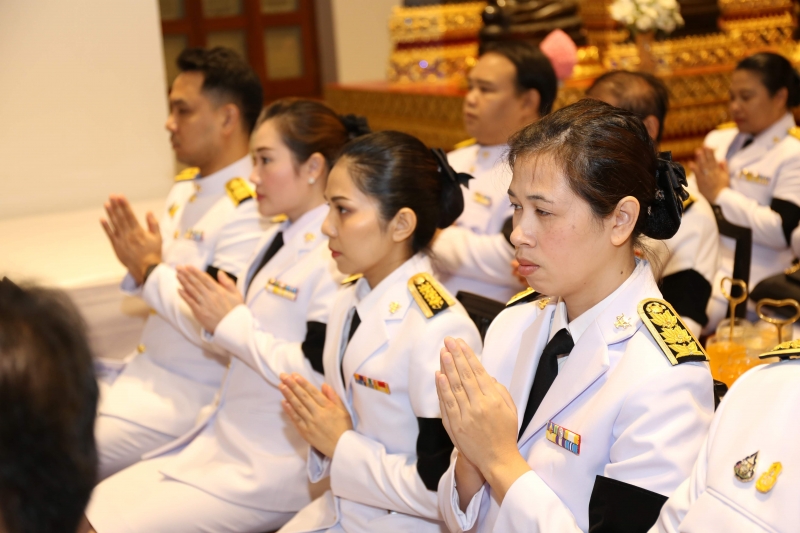 2562-09-25 สตง.ร่วมเป็นเจ้าภาพบำเพ็ญกุศลพระพิธีธรรมสวดพระอภิธรรมศพ พลเอก เปรม  ติณสูลานนท์ อดีตประธานองคมนตรีและรัฐบุรุษ 